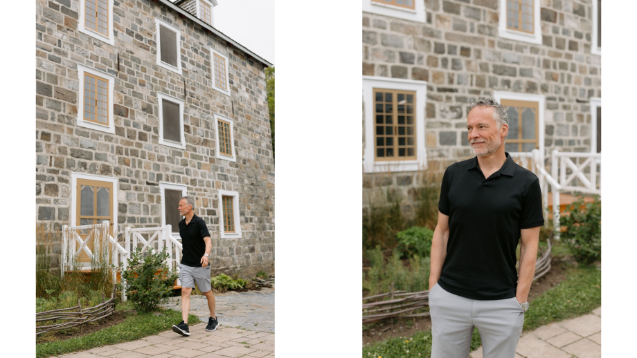 SI TU RESTAIS - Patrick Noël devant la Seigneurie des Aulnaies à Saint-Roch-des-Aulnaies | Région L'Islet